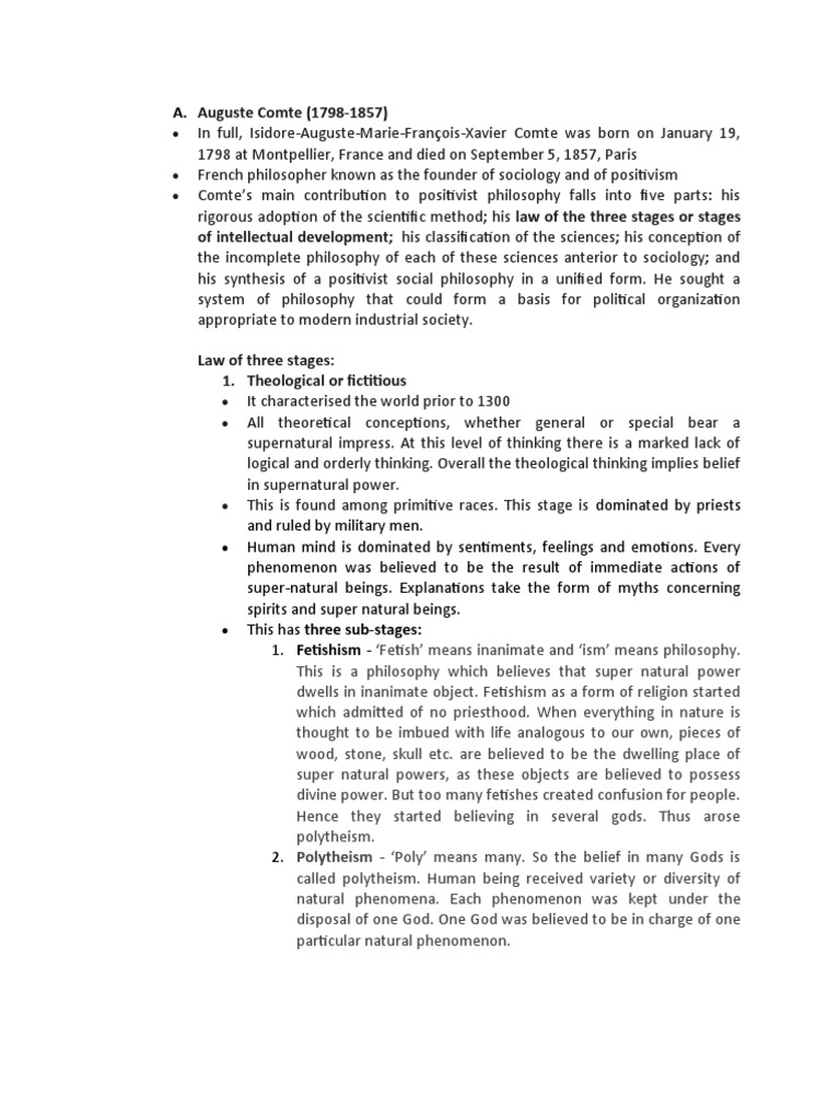 Auguste Comte PDF