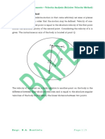 Module 5 Velocity Analysis (Relative Velocity Method)