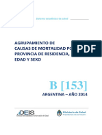 DEIS - Causas Muerte Provincias 2014