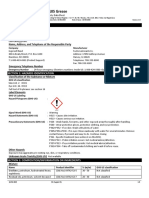 105 Grease SDS Safety Data