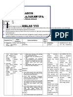 FORMAT PENGEMBANGAN SILABUS Kelas 8