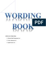 Wording Book Offences Under DRMA, Noise Abatement & Spirit Licence Act