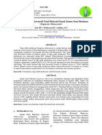 Penentuan Kadar Flavonoid Total Ekstrak Etanol Jamur Susu Harimau (Lignosus Rhinocerus)