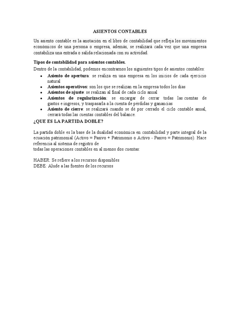 Asientos Contables Pdf