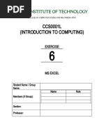 (M5-TECHNICAL2) Software (MS Excel)