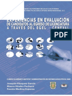 Experiencias en Evaluación de Candidatos Al Egreso de Licenciatura A Través Del EGEL-CENEVAL Libro
