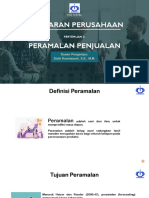 Pertemuan 2 Peramalan Penjualan