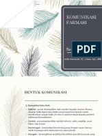 Komunikasi Farmasi: Aulia Asmawati, SP., S.Farm, Apt., MM