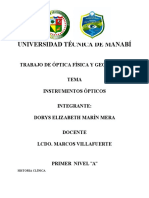 Deber Segundo Parcial Consultorio Optometrico