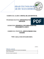 Operaciones Hexadecimales 1A-IRD de Los Santos Gil Cristal