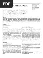 Final Report & Safety Assesment Glycerin