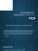 Alineamientos de Proyecto Geométrico de Carreteras