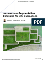 10 Customer Segmentation Examples For B2B Businesses