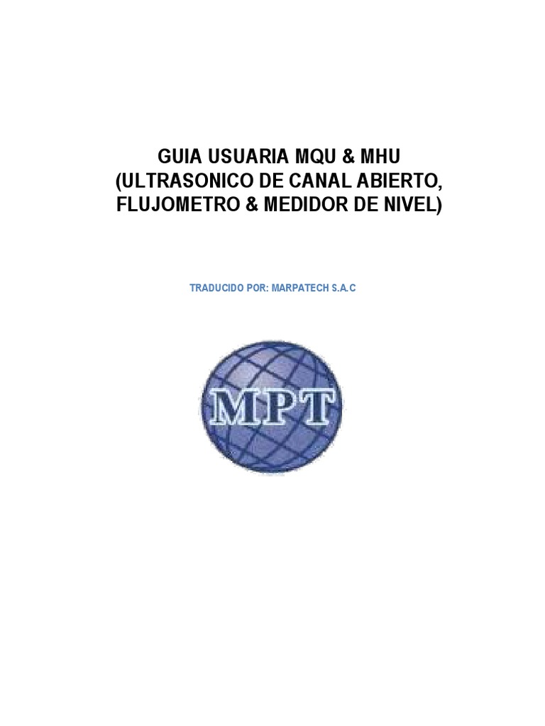MQU - MHU - User - Guide Spanish | PDF | Contraseña | Medición