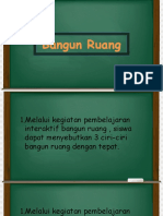 Pengembangan Materi Ajar Bangun Ruang Beserta Ciri-Cirinya