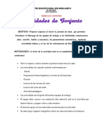 Actividades de Conjunto para Fortalecer Competencias Emocionales Comunicativas de Los Estudiantes Rurales