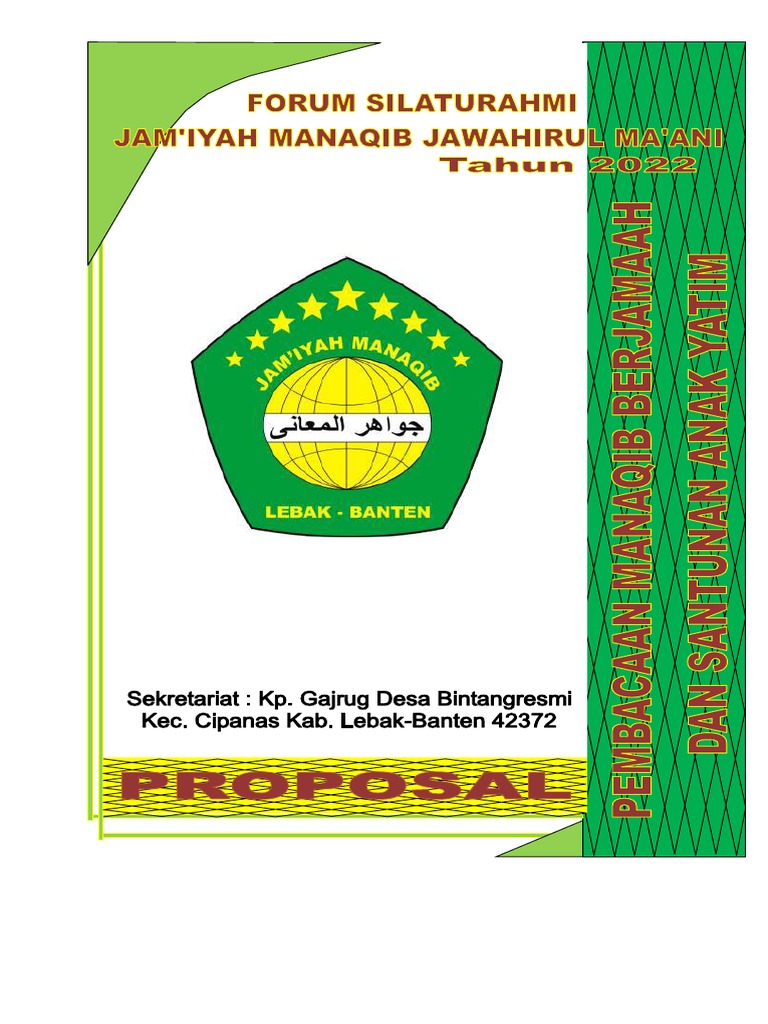 Proposal Santunan Anak Yatim FSJM | PDF