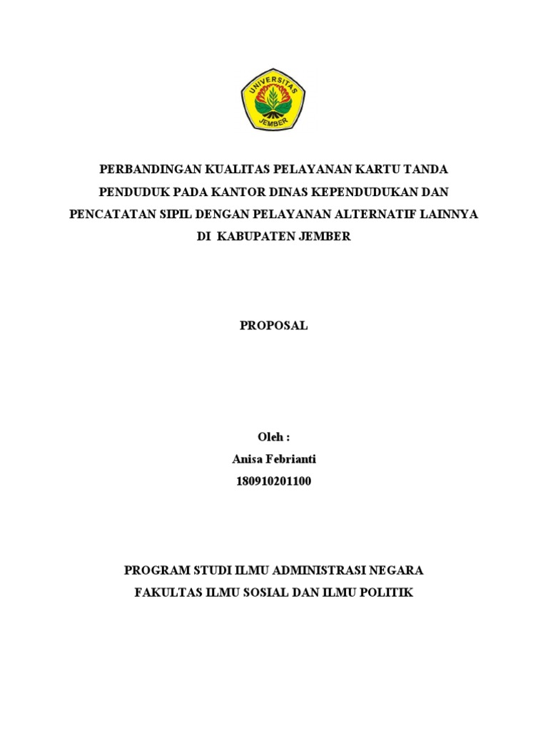 Full Perbandingan Kualitas Pelayanan KTP Pada Galeri Pelayanan Mall