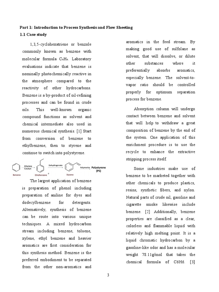 Process Synthesis and Flow Sheeting | PDF