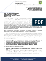 Aceptacion de Disposiciones Reglamentarias Ciclo 22 - 23 Agosto 22