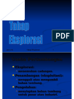 Tahap Eksplorasi