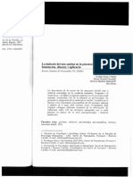 La Imitació en La Psicoterapia Psicoanalítica Fonaments, Disseny I Aplicació. Arias, Fieschi I Mestres. Carrilet