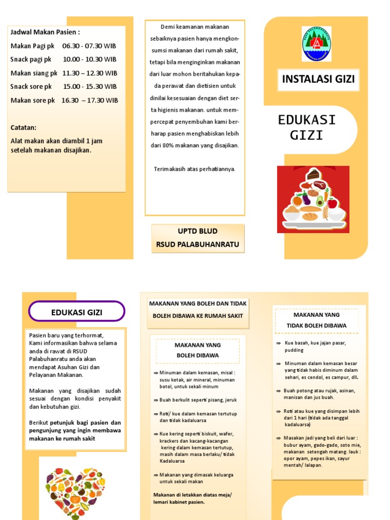 Leaflet Edukasi Gizi Pdf