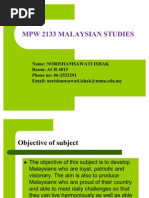 Download Mpw 2133 Malaysia Studies-Intro by Wilun Ho SN61012493 doc pdf