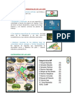 Características de las ANP y Parques Nacionales del Perú