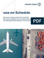 Services Sea Air Monthly Schedule SCA
