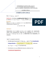 Combinación Lineal - Vli y VLD