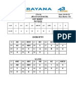 JR IIT CO SC N120 CTA-06 Key Sheet Physics Chemistry Maths