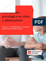 Intervención Psicológica en Niños y Adolescentes