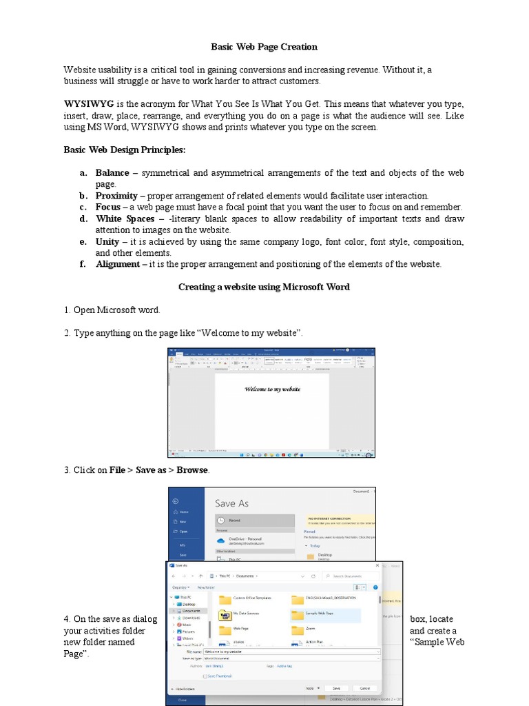 Basic Web Page | PDF | Computers