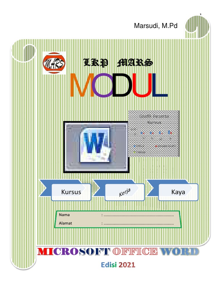 Modul Office Word A4 | PDF | Seni & Disiplin Bahasa | Komputer