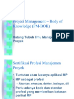 01 Project Management - Body of Knowledge (PM-BOK