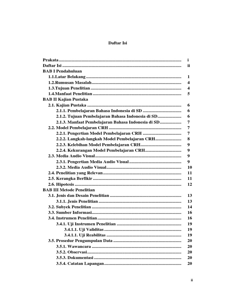 Daftar Isi | PDF