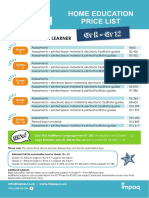 Impaq Price List 2020