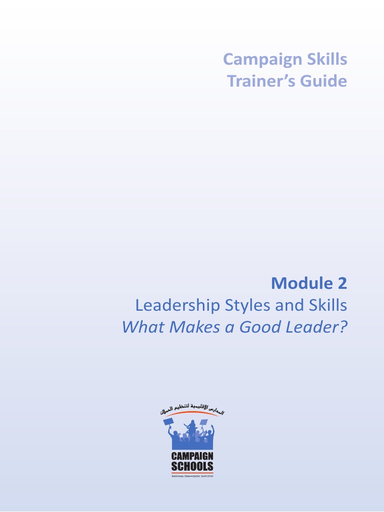 Module 2 Leadership Styles And Skills Download Free Pdf