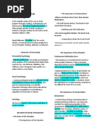 Lesson 1 Social Psychology