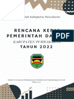Perbup 166 Tahun 2021 Tentang Rencana Kerja Pemerintah Daerah Kab. Purwakarta Tahun 2022