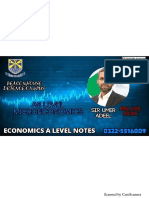 Sir Umer Adeel Microeconomics As Notes
