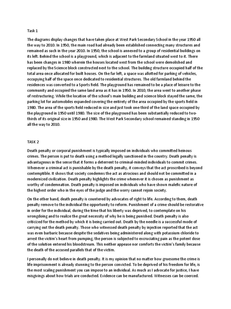 Writing Task 1 And 2