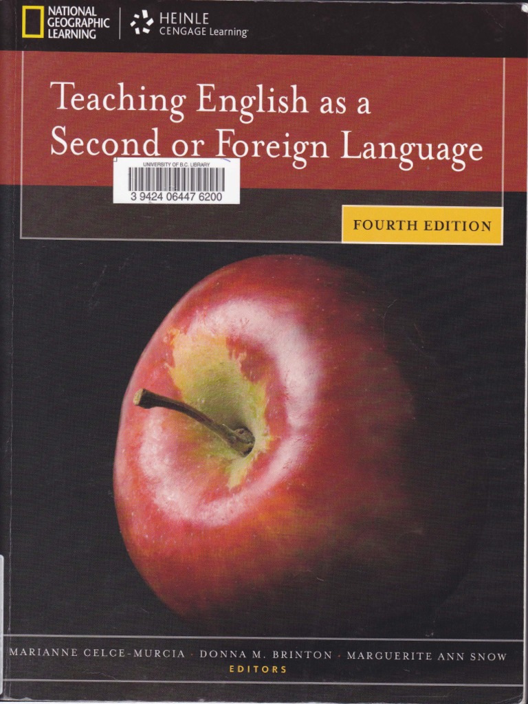 Teaching english as a second or foreign language 4th edition pdf