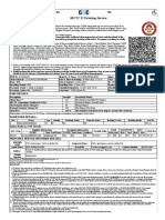 Electronic Reservation Slip IRCTC E-Ticketing Service: WL WL