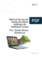 Manual de uso de Base de Datos (Esteban-Bravo)