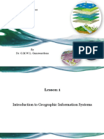 Lecture 01 - Introduction to Geographic Information Systems (1)
