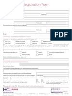 HCL Nursing Registration - Form 2