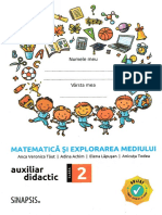 Matematica Si Explorarea Mediului - Clasa 2 - Auxiliar Didactic - Anca Veronica Taut, Adina Achim