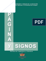 Revista Pagina y Signos No 16